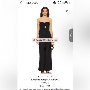 L*Space Black Kiwanda Jumpsuit
